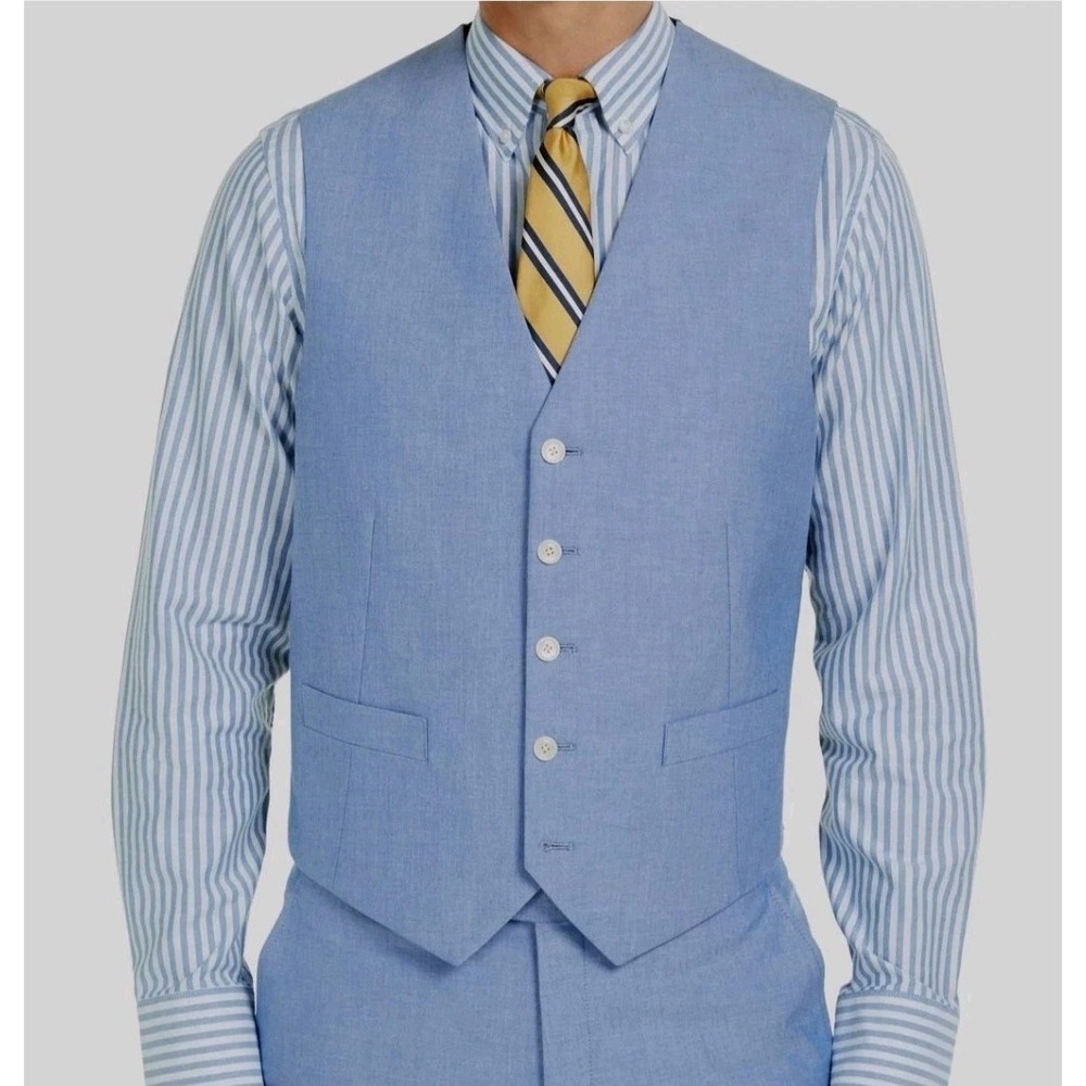 Tommy Hilfiger Bradley vest suit part S Small pocket 4 button v-neck $100 mens